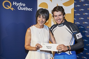Hydro Québec appuie deux athlètes en ski de fond!